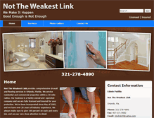 Tablet Screenshot of nottheweakestlink.com